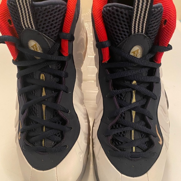 NIKE AIR FOAMPOSITE ONE OLYMPIC (GS) SIZE 7Y EXCELLENT TO NEAR MINT CONDITION - Picture 4 of 13